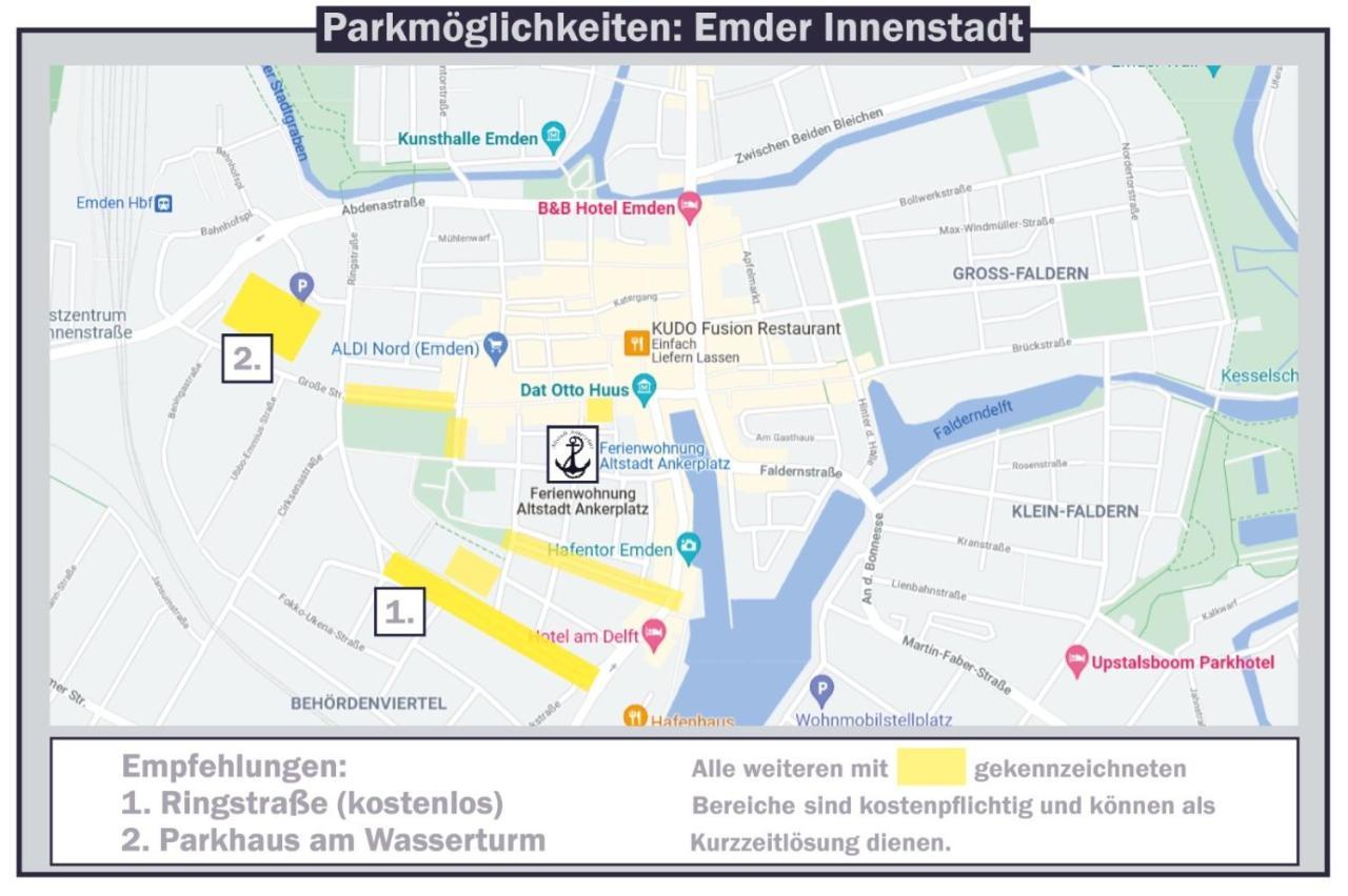 Altstadt Ankerplatz Емден Екстер'єр фото